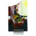 Golden Beach Art Glass Vase 8"L x 13"H